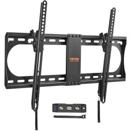 Universal TV Wall Mount, Low Profile TV Mount Passer til de fleste 37-70 tommer TV'er, Tilt Wall Mount TV Brackets, Max Vesa