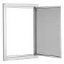 BBQ Access Door, 432x610 mm Single Outdoor Kitchen Door, Stainless Steel Flush Mount Door, Wall Vertical Door with Handle, for B
