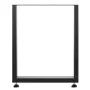 Black Metal Table Legs Set of 2 Steel Table Legs 28x23 Inch Dining Table Legs Office Table Legs Computer Desk Legs Steel Bench L