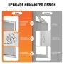 BBQ Access Door, 508x356 mm Single Outdoor Kitchen Door, Stainless Steel Flush Mount Door, Wall Vertical Door with Handle and ve
