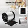 Polyester pull tape, 1/2 "x 528 'muldyr tape fladt reb, 1250