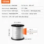 Polyester pull tape, 1/2 "x 528 'muldyr tape fladt reb, 1250
