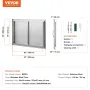 BBQ Access Door, 838x558 mm Double Outdoor Kitchen Door, Stainless Steel Flush Mount Door, Wall Vertical Door with Handles, for 
