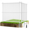 48" W x 48" H Vinyl Privacy Fence Panels, Air Conditioner Fence, Outdoor Privacy Screens for Trash Can, Pool Equipment