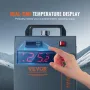 Industrial Water Chiller, CW-5200, Industrial Water Cooler Cooling System with Built-in Compressor 7L Water Tank Capacity 18 L/m