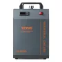 Industrial Water Chiller, CW-5200, Industrial Water Cooler Cooling System with Built-in Compressor 7L Water Tank Capacity 18 L/m
