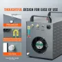 Industrial Water Chiller, CW-3000, 80W Air-Cooled Industrial Water Cooler Cooling System with 12 L Water Tank Capacity 12 L/min 