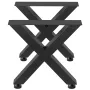 Metalbord ben 28,3 x 23,6 tommer sort bord ben premium stål