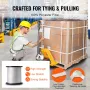 Polyester pull tape, 3/4 "x 318 'muldyr tape fladt reb, 2500