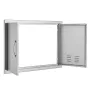 BBQ Access Door, 762x533 mm Double Outdoor Kitchen Door, Stainless Steel Flush Mount Door, Wall Vertical Door with Handles and