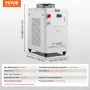 Industriel vandkøler CW6000, 1500W vandkølerkølingssystem med