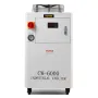 Industrial Water Chiller, CW6000, 1500W Industrial Water Cooler Cooling System with Compressor 15L Water Tank Capacity 65 L/min 