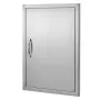 BBQ Access Door, 508x686 mm Single Outdoor Kitchen Door, Stainless Steel Flush Mount Door, Wall Vertical Door with Handle, for