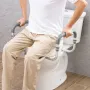 Hævet toiletstol, 3,5 "Højde hævet, 300 lbs vægtkapacitet, til