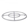 24 inch Round Drop-in Fire Pit Pan, Stainless Steel Fire Pit Burner, Natural & Propane Gas Fire Pan 92,000 BTU, for Indoor or