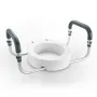 Hævet toiletstol, 3,5 "Højde hævet, 300 lbs vægtkapacitet, til