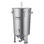 304 Stainless Steel Kettle, 30L Beer Brew Fermentor, Brew Bucket Fermentor for Brewing, Home Brewing Supplies with Base, Kettle 