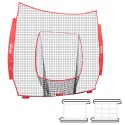 7x7 ft Baseball Softball Practice Net, Portable Baseball Training Net for Hitting Batting Catching Pitching, Backstop Baseball