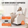 Electronic Power Recliner and Swivel Glider, 113.4 kg Weight Capacity Swivel Glider Recliner Chair with Adjustable Angle, Polyes