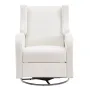 Electronic Power Recliner and Swivel Glider, 113.4 kg Weight Capacity Swivel Glider Recliner Chair with Adjustable Angle, Polyes
