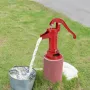 Antik brønd hånd kande pumpe, 7,6 m maksimal løft, støbejerns