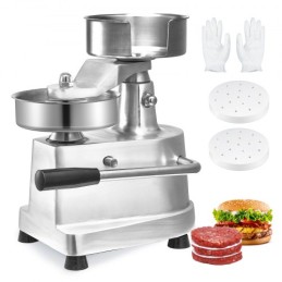 Commercial Burger Patty Maker, 130 mm/5 tommer Hamburger Beef Patty Maker, Heavy Duty Food Grade rustfrit stål skål Burger Press