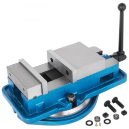 Precision Milling Machine Vise 5 Inch  Accu Lock Swivel Base Clamping Vise 360 Degrees Scale Bench Vice Clamp 125mm Width for
