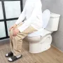 Hævet toiletstol, 4 "Højde hævet, 300 lbs vægtkapacitet