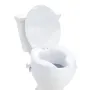 Hævet toiletstol, 4 "Højde hævet, 300 lbs vægtkapacitet