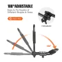 Kayak Roof Rack 1 Pair J-Bar, Soft Roof Rack Quick Folding, Top Mount Tie Down, Carrier for kayak, Surf Board, Canoe, SUP, Ski B