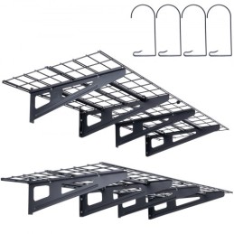 Garage Storage Shelving, 2 Pack, 6 x 2 ft Heavy Duty Garage Shelves Wall Mounted, 1000 lbs Load Capacity(Total) Garage Storage