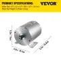 1800w electric brushless dc motor kit 48V, brushless motor dc High Speed Brushless Motor with 32A Speed Controller and Throttle 