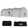 Baseball Batting Cage, Softball and Baseball Batting Cage Net and Frame, Practice Portable Cage Net with Carry Bag, Heavy Duty