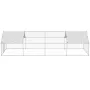 Stor metal kyllinge-coop med løb, 3 x 7,83 x 1,99 m Walk-in
