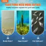 Pond Aerator Lake Pond Aeration Kit 3/4 HP w/ 2x 3048 cm Tubes 2x 20 cm Diffusers