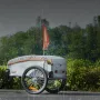 Cykelfragt trailer, 100 lbs belastningskapacitet, kraftig