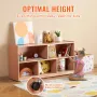 Opbevaringshyldebakke kabinet 5-afsnit cubby opbevaring 2-hylde