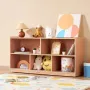 Opbevaringshyldebakke kabinet 5-afsnit cubby opbevaring 2-hylde