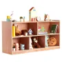 Cubby Mobile Tray Storage Cabinet, 5-Compartment Cubby Storage Shelf, Cubby Storage Cabinet 2-shelf, Classroom Cubbies, Classroo