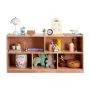 Opbevaringshyldebakke kabinet 5-afsnit cubby opbevaring 2-hylde