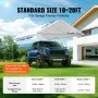 10 x 20 ft Carport Replacement Canopy Cover, Garage Top Tent Shelter Tarp Heavy-Duty Waterproof & UV Protected, Easy Installatio