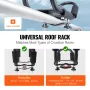 Kayak Roof Rack 2 Pairs J-Bar, Soft Roof Rack, Top Mount Tie Down, Carrier for kayak, Surf Board, Canoe, SUP, Ski Board, Mount o