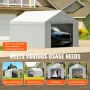 Carport Replacement Canopy Cover Top + Side Wall 6000 x 3000 mm, Garage Tent Shelter Tarp Heavy-Duty Waterproof & UV Protected, 