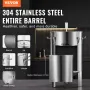 304 Stainless Steel Kettle, 60 L Beer Brew Fermentor, Brew Bucket Fermentor for Brewing, Home Brewing Supplies with Base, Kettle