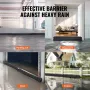 Flood Barriers, Water Flood Dam Bags 10 Pack, Water Barriers for Flooding with Plastic Bucket, Water Activated Flood Barriers fo