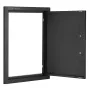 BBQ Access Door, 415x570 mm Single Outdoor Kitchen Door, Cold Plate Flush Mount Door, Wall Vertical Door with Handle, for BBQ
