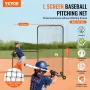 L Skærmbaseball til batting bur, 7x7 ft softball