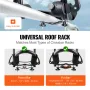 Kayak Roof Rack 2 Pairs J-Bar, Soft Roof Rack Quick Folding, Top Mount Tie Down, Carrier for kayak, Surf Board, Canoe, SUP, Ski 