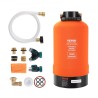 RV Water Softener, 16,000 Grain Portable Water Softener, with 3/4" Brass Fittings and 42" Hose, Soften Hard Water Filter System