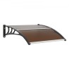 Window Door Awning Canopy 40" x 40", UPF 50+ Polycarbonate Entry Door Outdoor Window Awning Exterior, Front Door Overhang